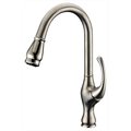 Dawn Kitchen SingleLever Brushed Nickel PullOut Kitchen Faucet AB08 3157BN